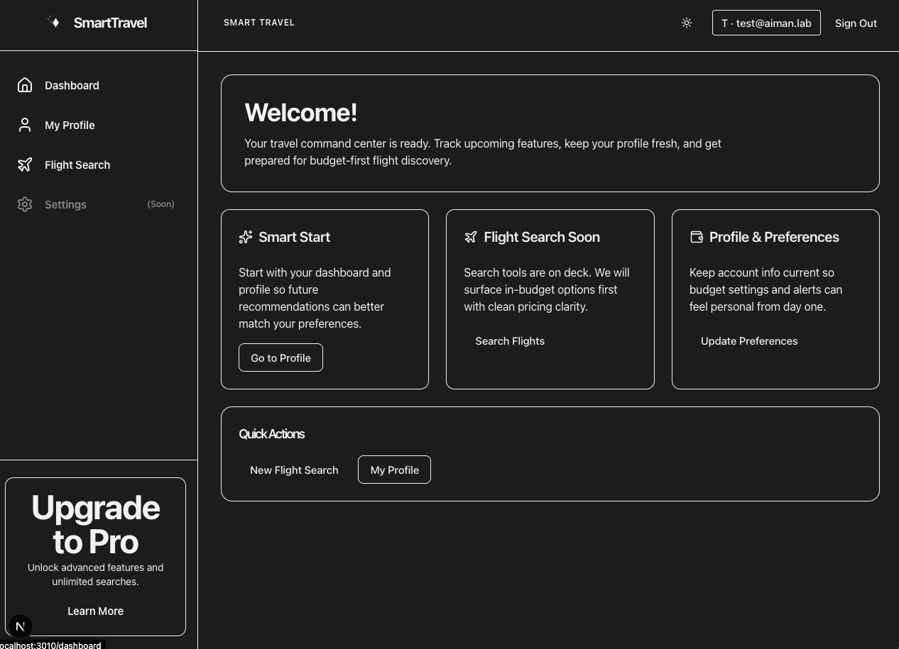 Travel Hunter Dashboard